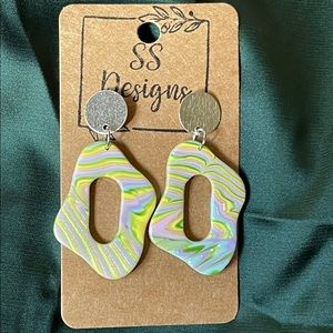 Polymer clay earrings